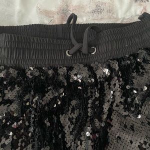 Black sequence Joggers